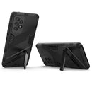 For Samsung Galaxy A53 5G Punk Armor 2 in 1 PC + TPU Shockproof Phone Case with Invisible Holder(Black)