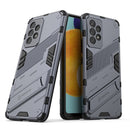 For Samsung Galaxy A53 5G Punk Armor 2 in 1 PC + TPU Shockproof Phone Case with Invisible Holder(Gray)
