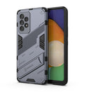 For Samsung Galaxy A53 5G Punk Armor 2 in 1 PC + TPU Shockproof Phone Case with Invisible Holder(Gray)