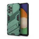 For Samsung Galaxy A53 5G Punk Armor 2 in 1 PC + TPU Shockproof Phone Case with Invisible Holder(Green)