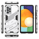 For Samsung Galaxy A53 5G Punk Armor 2 in 1 PC + TPU Shockproof Phone Case with Invisible Holder(White)