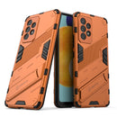 For Samsung Galaxy A53 5G Punk Armor 2 in 1 PC + TPU Shockproof Phone Case with Invisible Holder(Orange)