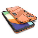 For Samsung Galaxy A53 5G Punk Armor 2 in 1 PC + TPU Shockproof Phone Case with Invisible Holder(Orange)