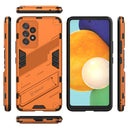 For Samsung Galaxy A53 5G Punk Armor 2 in 1 PC + TPU Shockproof Phone Case with Invisible Holder(Orange)