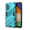 For Samsung Galaxy A53 5G Punk Armor 2 in 1 PC + TPU Shockproof Phone Case with Invisible Holder(Blue)