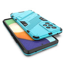 For Samsung Galaxy A53 5G Punk Armor 2 in 1 PC + TPU Shockproof Phone Case with Invisible Holder(Blue)