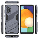 For Samsung Galaxy A73 5G Punk Armor 2 in 1 PC + TPU Shockproof Phone Case with Invisible Holder(Gray)