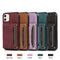 Three-fold Leather Phone Case with Card Slot & Wallet & Holder For iPhone 11 Pro Max(Wine Red)