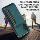 For Samsung Galaxy A32 5G Three-fold Leather Phone Case with Card Slot & Wallet & Holder(Green)