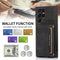 For Samsung Galaxy S22 Ultra Three-fold Leather Phone Case with Card Slot & Wallet & Holder(Black)