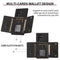 For Samsung Galaxy S22 Ultra Three-fold Leather Phone Case with Card Slot & Wallet & Holder(Black)