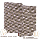 For Samsung Galaxy Tab A8 10.5 2021 Color Weave Leather Tablet Case with Holder(Brown)