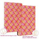 For Samsung Galaxy Tab A8 10.5 2021 Color Weave Leather Tablet Case with Holder(Rose Red)