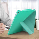 Multi-folding PU Leather Matte TPU Tablet Case For iPad Pro 10.2 2021 / 2020 / 10.5 2017(Black)