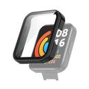 For Xiaomi Redmi Watch 2 Lite PC + Tempered Glass Watch Protective Case(Black)