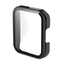 For Xiaomi Redmi Watch 2 Lite PC + Tempered Glass Watch Protective Case(Black)