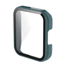 For Xiaomi Redmi Watch 2 Lite PC + Tempered Glass Watch Protective Case(Pine Needle Green)