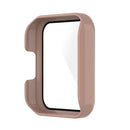 For Xiaomi Redmi Watch 2 Lite PC + Tempered Glass Watch Protective Case(Cherry Blossom Pink)
