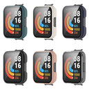 For Xiaomi Redmi Watch 2 Lite PC + Tempered Glass Watch Protective Case (White)