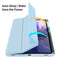 For Samsung Galaxy Tab S8 Plus/S7 Plus/S7 FE DUX DUCIS TOBY Series Horizontal Flip Tablet Case(Blue)