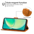 Leather Phone Case For Huawei nova Y60(Brown)