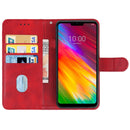 Leather Phone Case For LG G7 Fit(Red)