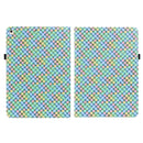 Color Weave Smart Leather Tablet Case For iPad 10.2 2019/Air 2019/10.5/10.2 2020/2021(Rainbow)