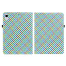 Color Weave Smart Leather Tablet Case For iPad mini 6(Rainbow)