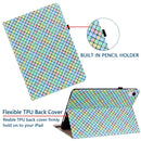 Color Weave Smart Leather Tablet Case For iPad mini 6(Rainbow)