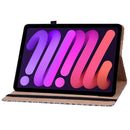 Color Weave Smart Leather Tablet Case For iPad mini 6(Black)