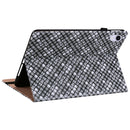 Color Weave Smart Leather Tablet Case For iPad mini 6(Black)