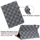 Color Weave Smart Leather Tablet Case For iPad mini 6(Black)