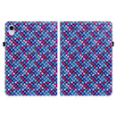 Color Weave Smart Leather Tablet Case For iPad mini 6(Blue)