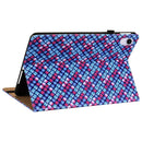 Color Weave Smart Leather Tablet Case For iPad mini 6(Blue)