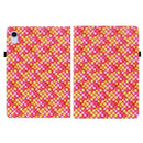Color Weave Smart Leather Tablet Case For iPad mini 6(Rose Red)