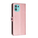 For Motorola Edge 20 Lite Cow Texture Leather Phone Case(Rose Gold)