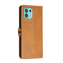 For Motorola Edge 20 Lite Cow Texture Leather Phone Case(Yellow)