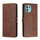 For Motorola Edge 20 Lite Cow Texture Leather Phone Case(Brown)
