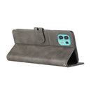 For Motorola Edge 20 Lite Cow Texture Leather Phone Case(Grey)