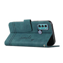 For Motorola Moto G31 / G41 Rear Fingerprint Retro Skin Feel TPU + PU Leather Phone Case(Dark Green)