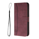 For Motorola Moto G31 / G41 Rear Fingerprint Retro Skin Feel TPU + PU Leather Phone Case(Wine Red)