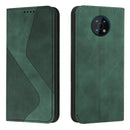 For Nokia G50 Skin Feel Magnetic S-type Leather Phone Case(Green)
