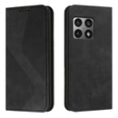 For OnePlus 10 Pro Skin Feel Magnetic S-type Leather Phone Case(Black)