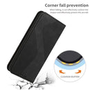 For OnePlus 10 Pro Skin Feel Magnetic S-type Leather Phone Case(Black)