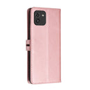 For Samsung Galaxy A03 164mm Version Cow Texture Leather Phone Case(Rose Gold)