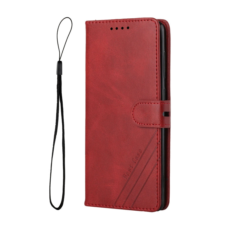 For Samsung Galaxy A03 164mm Version Cow Texture Leather Phone Case(Red)