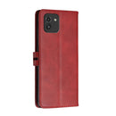For Samsung Galaxy A03 164mm Version Cow Texture Leather Phone Case(Red)