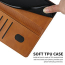 For Samsung Galaxy A03 164mm Version Cow Texture Leather Phone Case(Yellow)