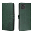 For Samsung Galaxy A03 164mm Version Cow Texture Leather Phone Case(Green)