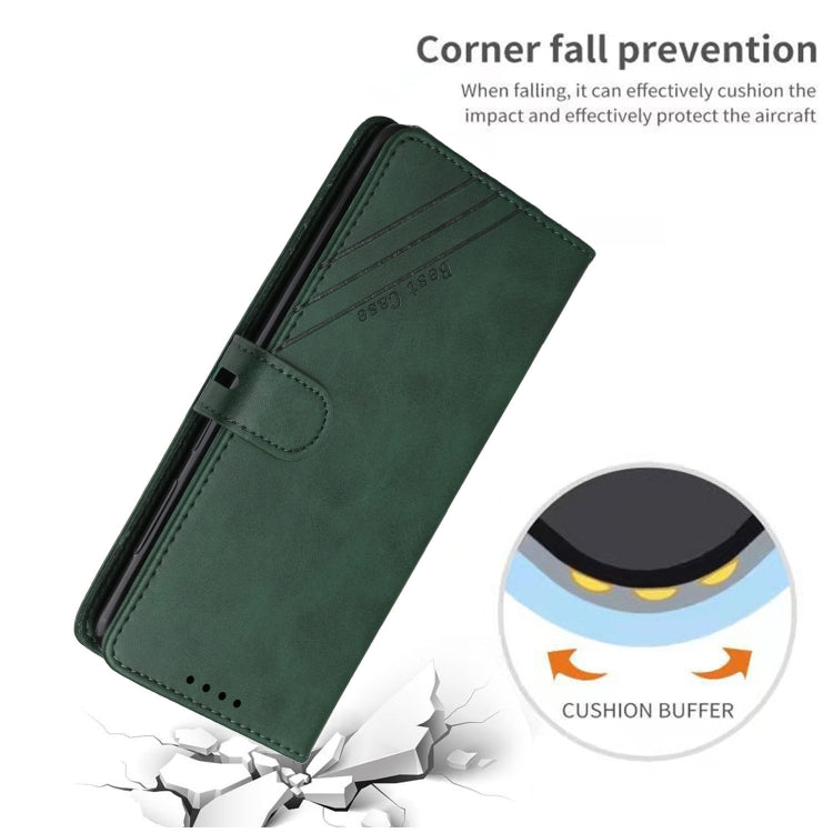 For Samsung Galaxy A03 164mm Version Cow Texture Leather Phone Case(Green)